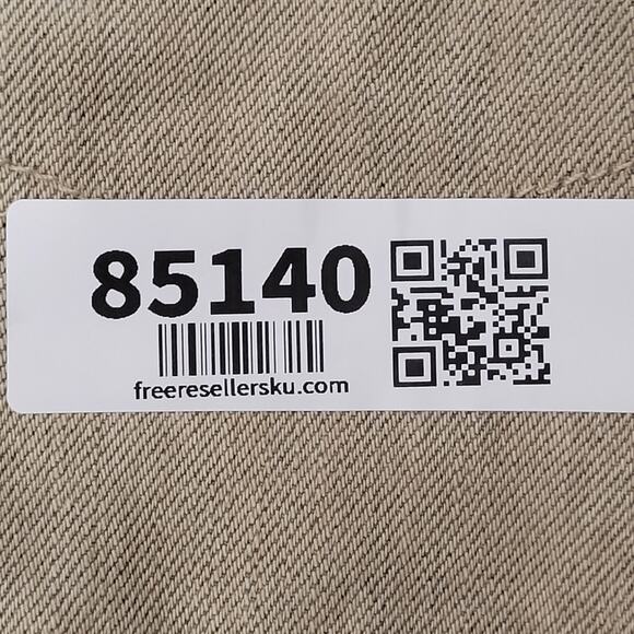 LEVIS 501 Button-Fly Straight Jeans 35x32 Beige - Picture 8 of 16